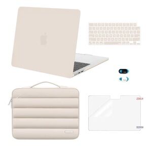 Mosiso MacBook Cream Skin and Accessories Set